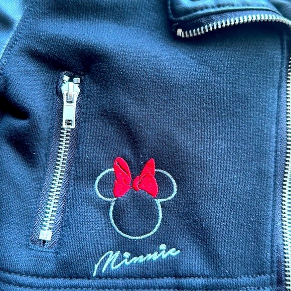 Disney jacket size 2 faux leather real pockets - Picture 5 of 13